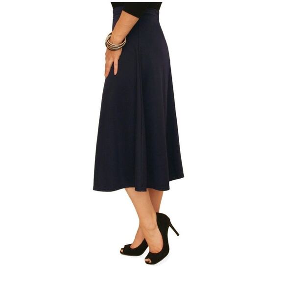 Rainbow Dresses & Skirts - VTG Y2K Black Skater Skirt Made in USA Goth Grunge Alt S